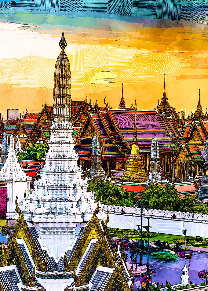 place in watercolors