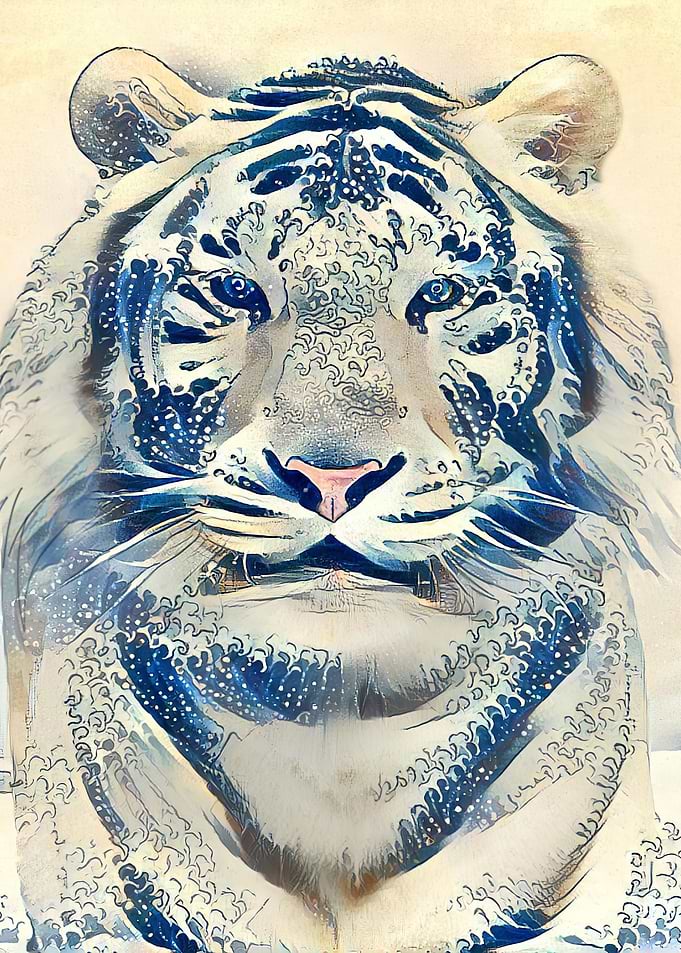 The Great Wave Tiger