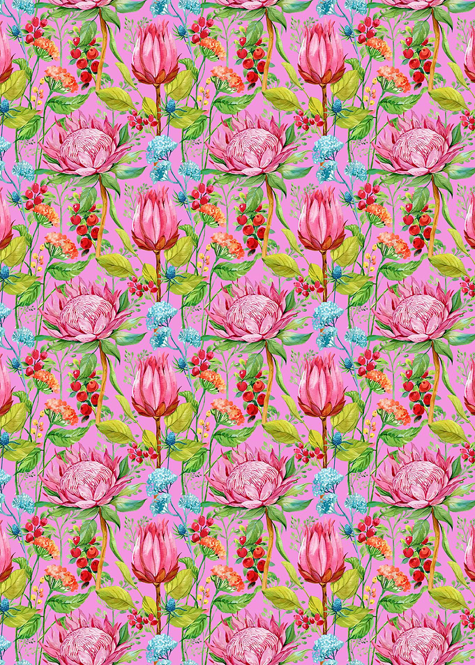 Hummingbird Floral Patt 10