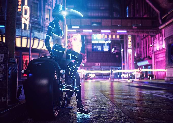 Transport Poster Moto DJ