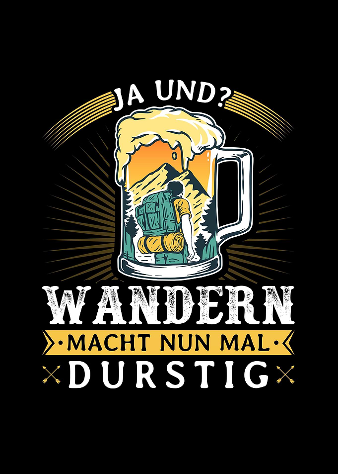 Wandern Macht Durstig