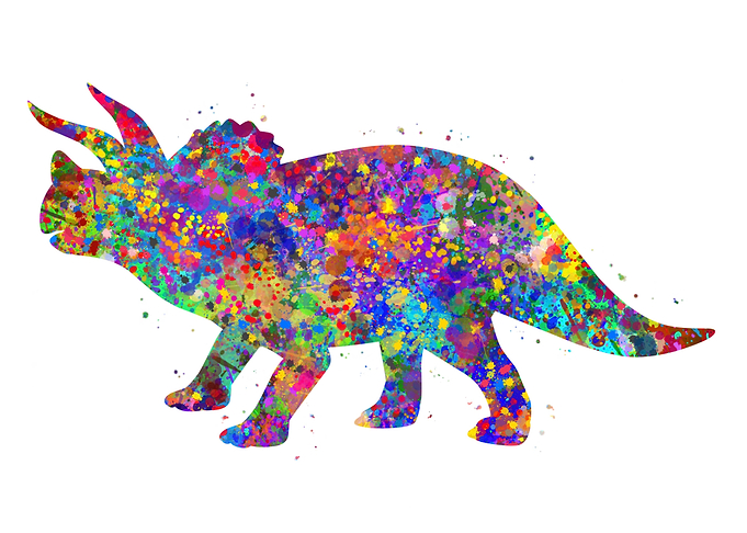Triceratops dinosaur