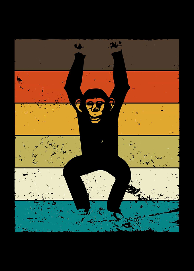 Vintage Chimpanzee Ape