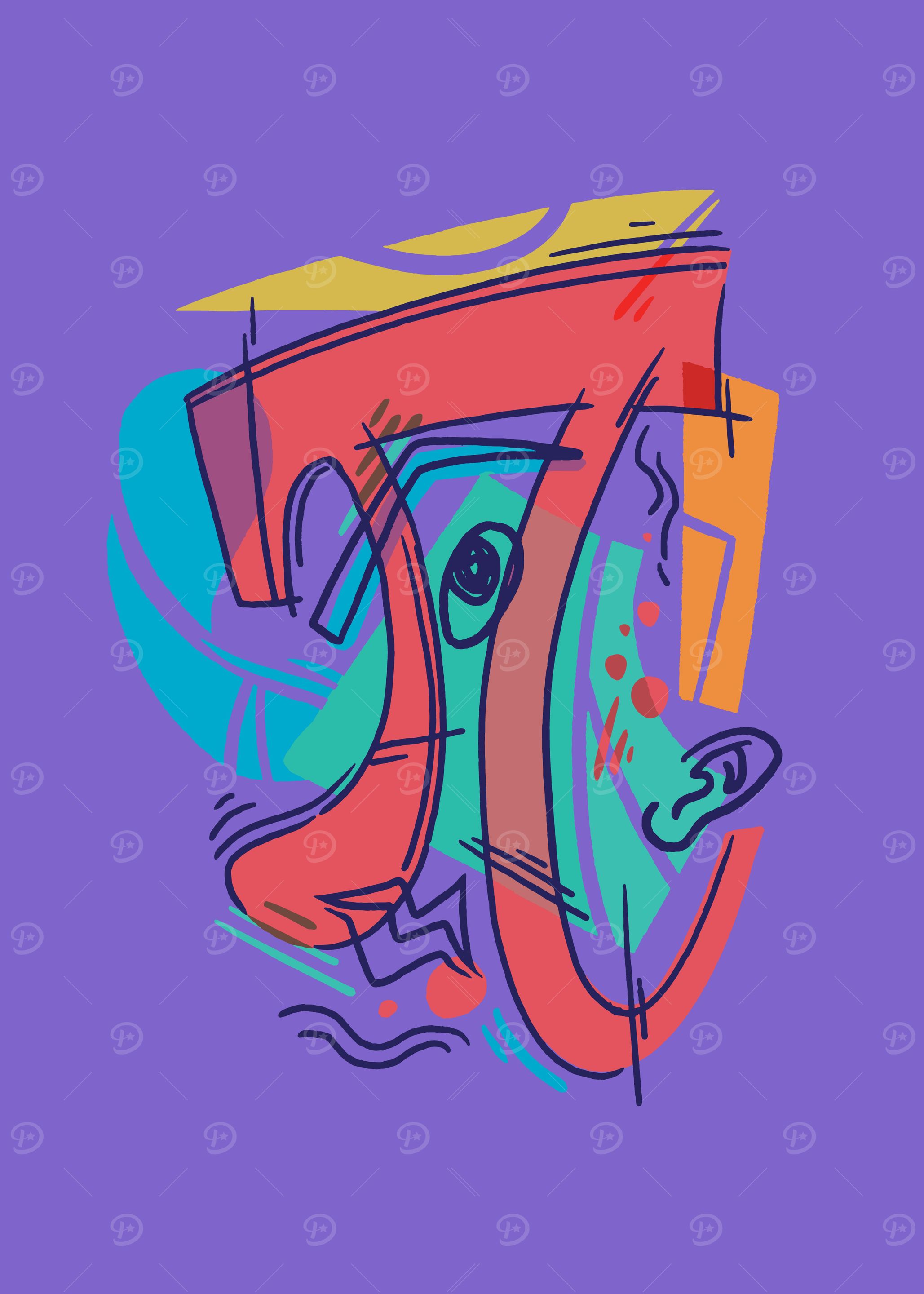 CUBIST PI SYMBOL