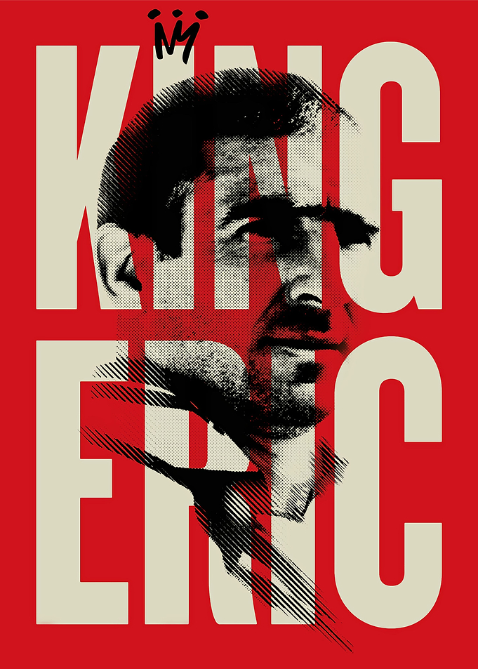 King Eric Cantona Man Utd