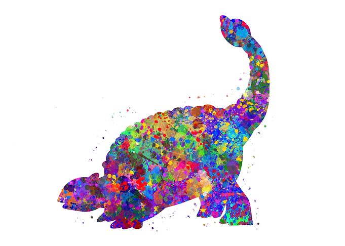 Ankylosaurus dinosaur