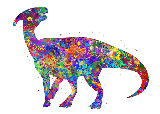 Parasaurolophus dinosaur