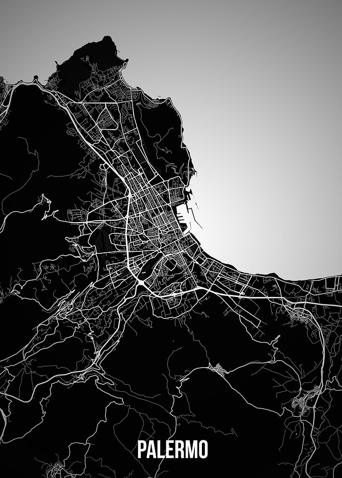 Palermo dark map