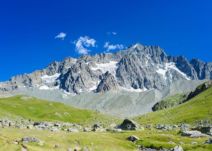 Rocky mountain landscape