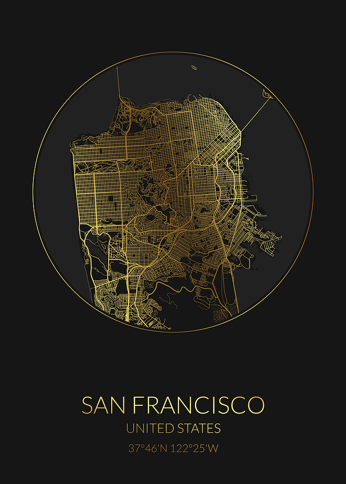 San Francisco Gold Map