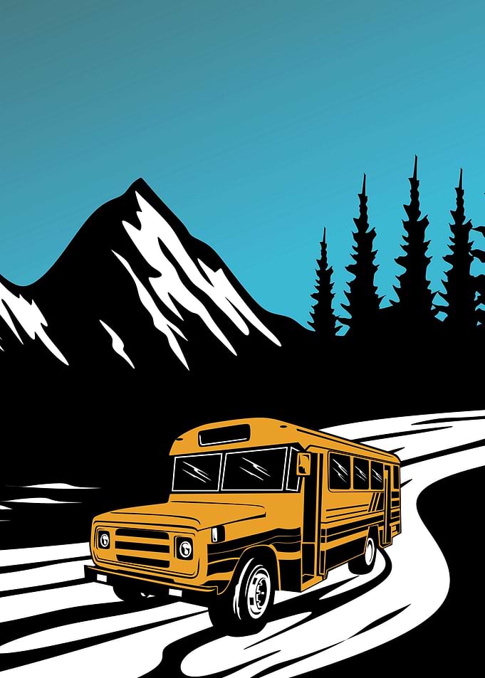 vintage bus