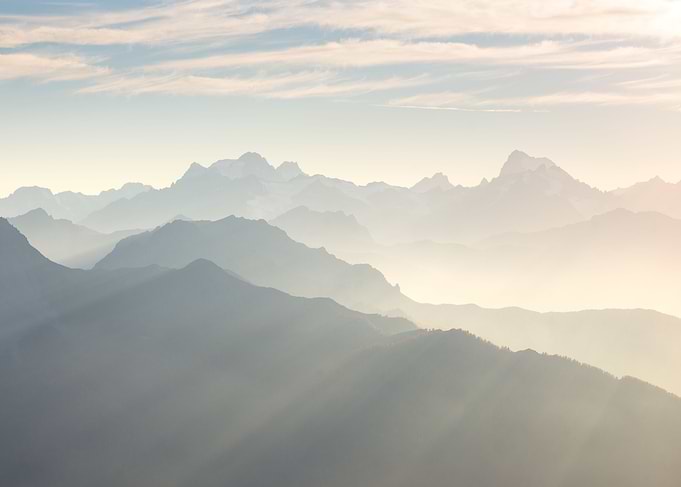 rocky mountain silhouette