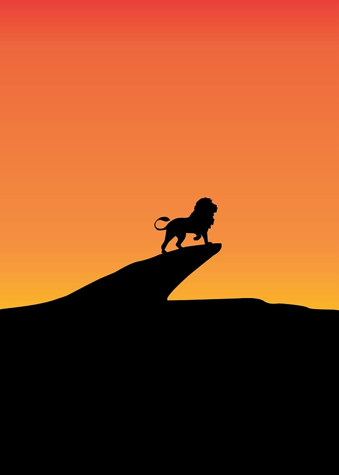 Silhouette Lion