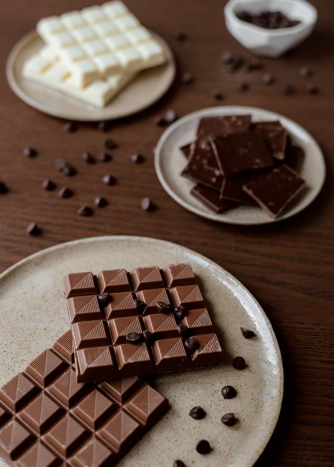 Sweet chocolate bars