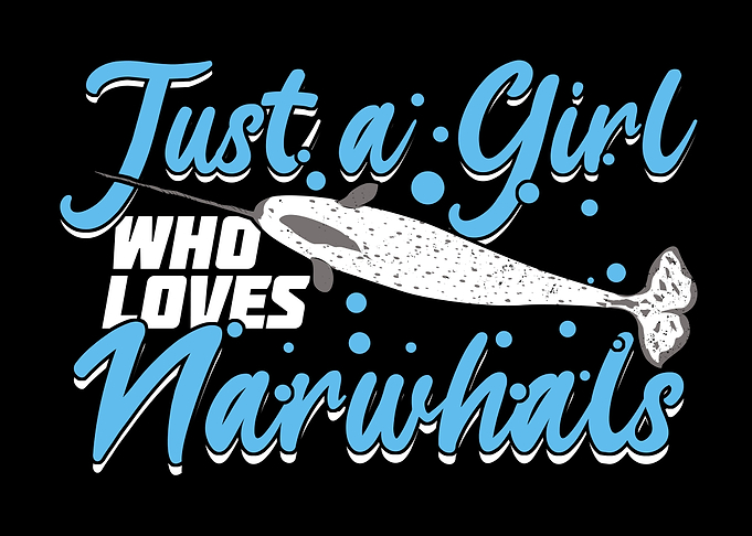 Cute Narwhal Design