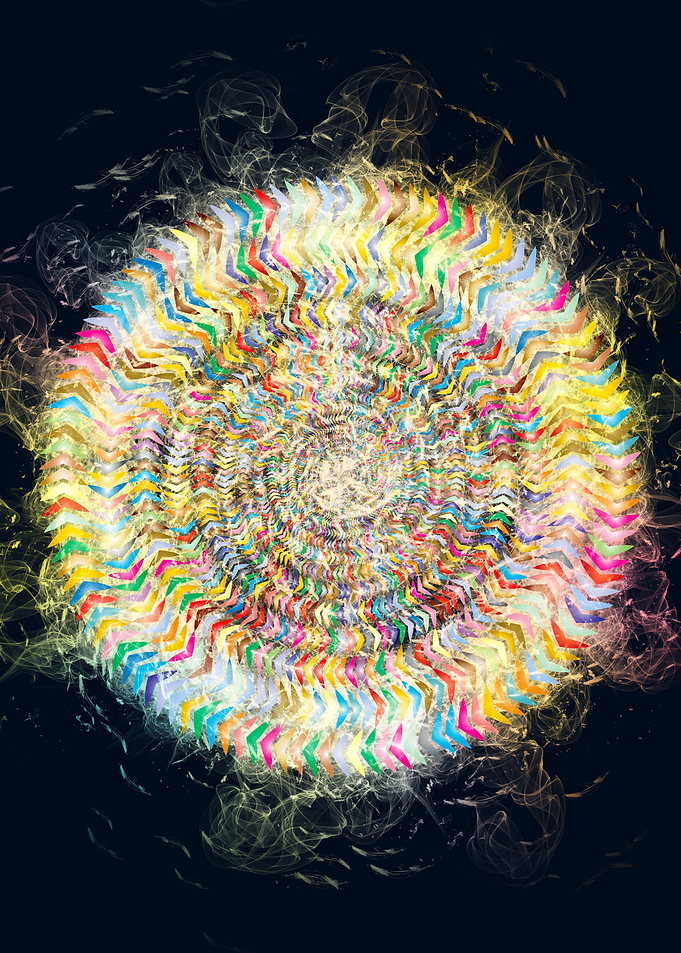 Abstract Vortex smoky