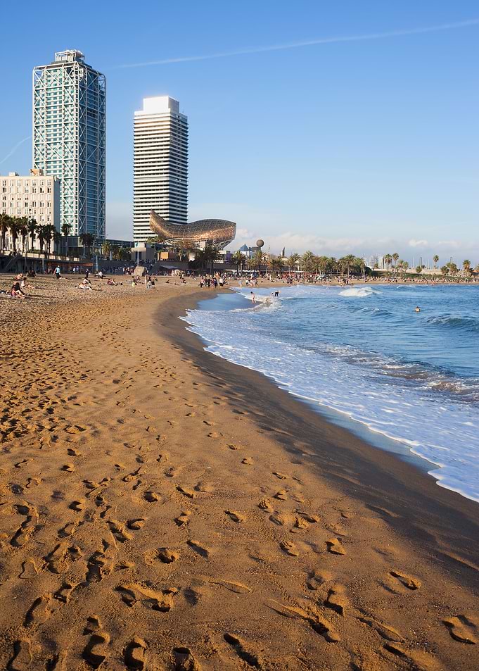 Beach In Barcelona