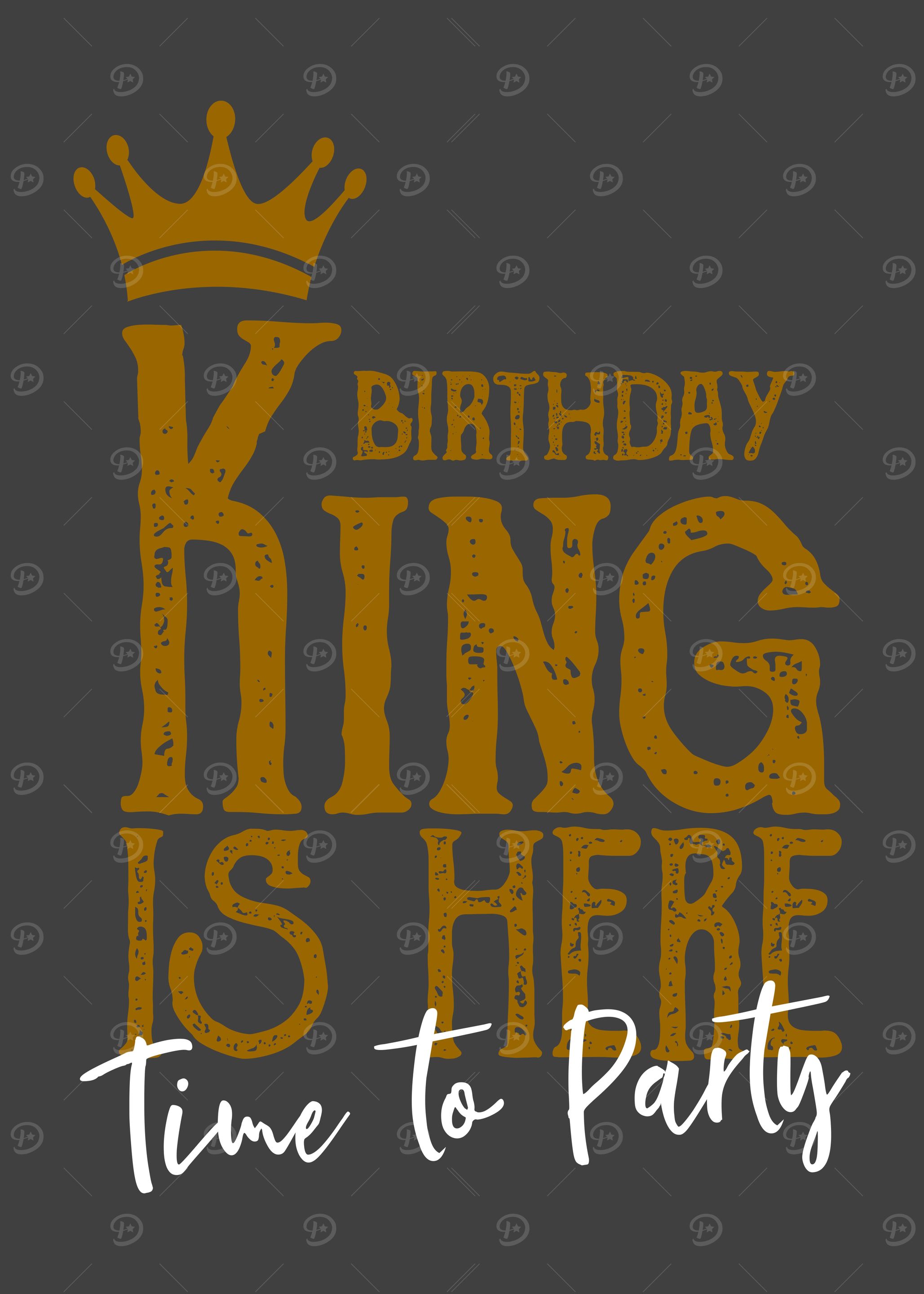 The birthday king is here