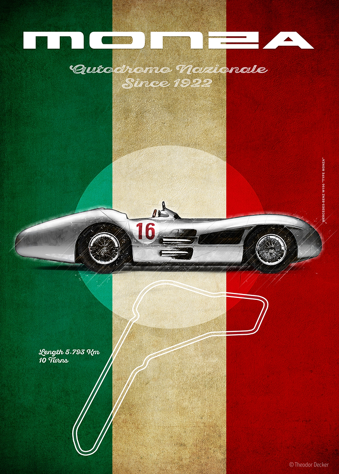 Monza W196 Vintage