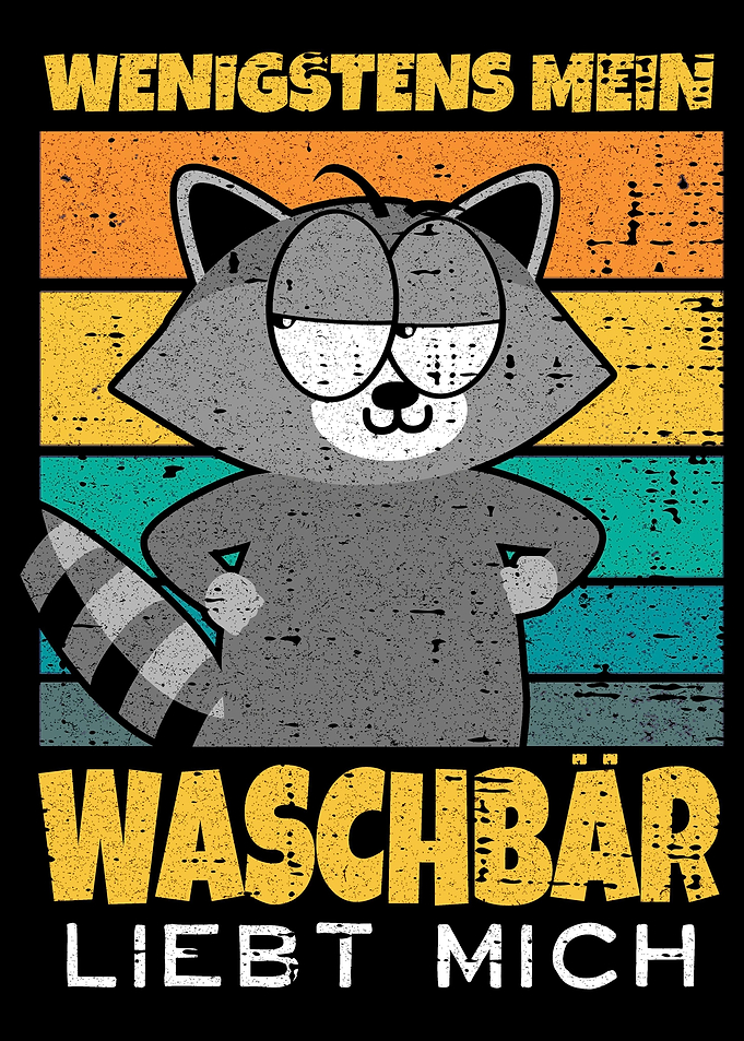 Ser Waschbr Geschenk
