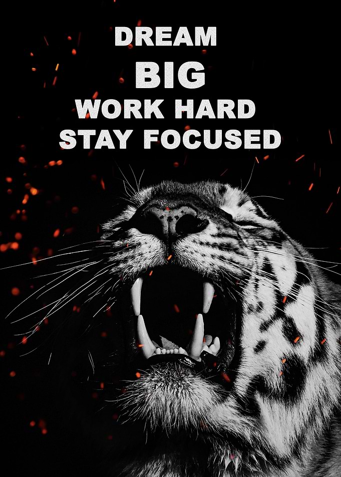 wild tiger Motivation