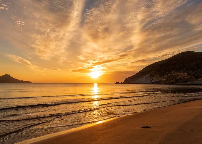 Sunrise on the beach