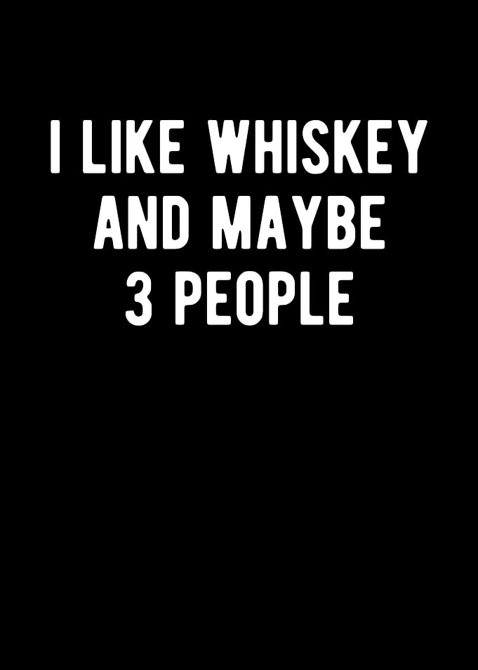 I Like Whiskey And Maybe 3