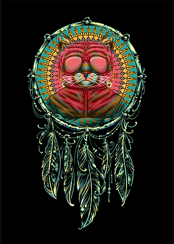 Wolf dream catcher