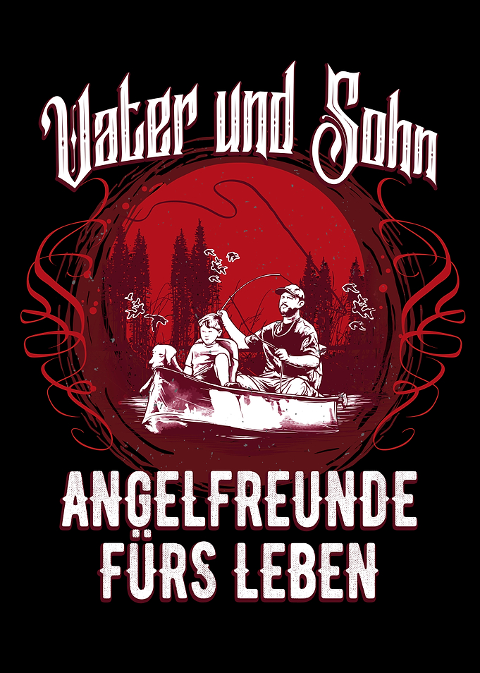 Vater Sohn Angelfreunde