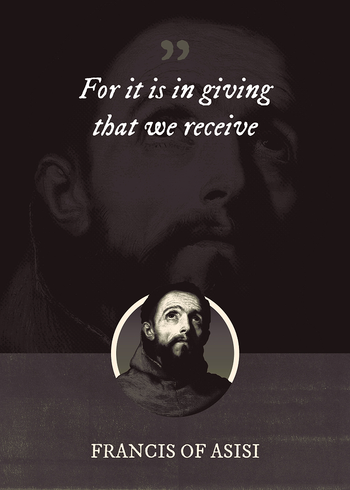 For it is in giving that