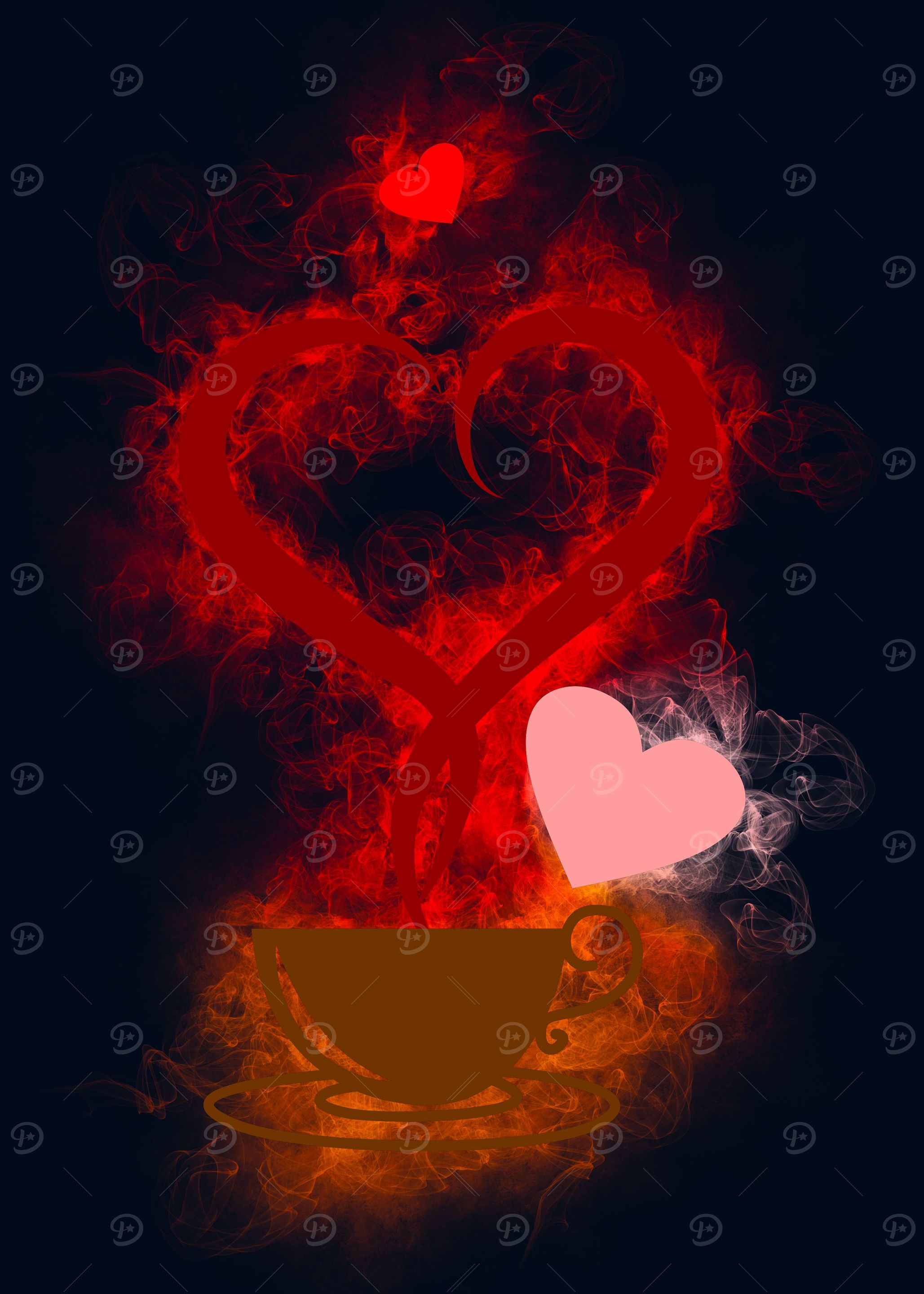 love coffee smoky