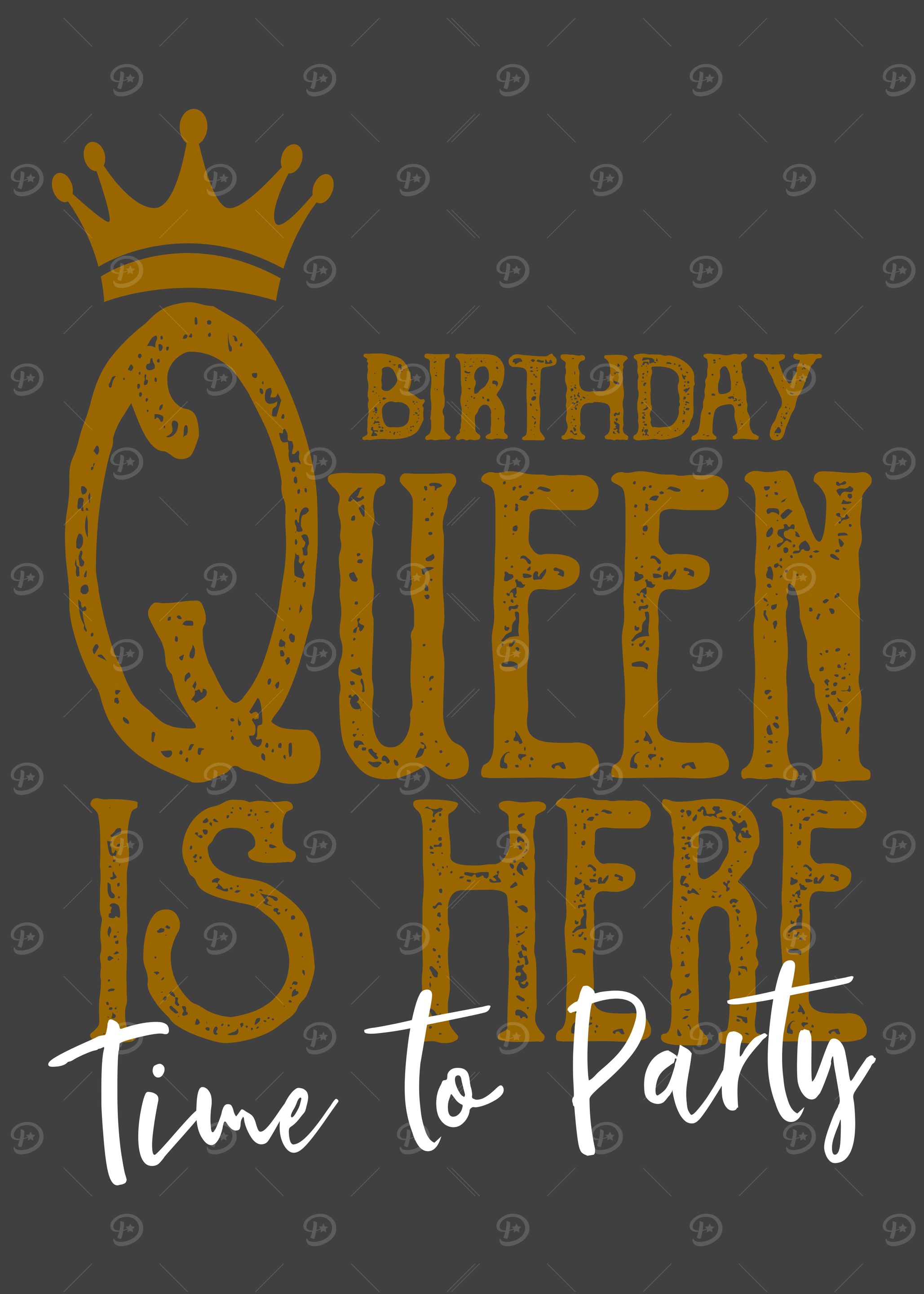 The birthday Queen is here