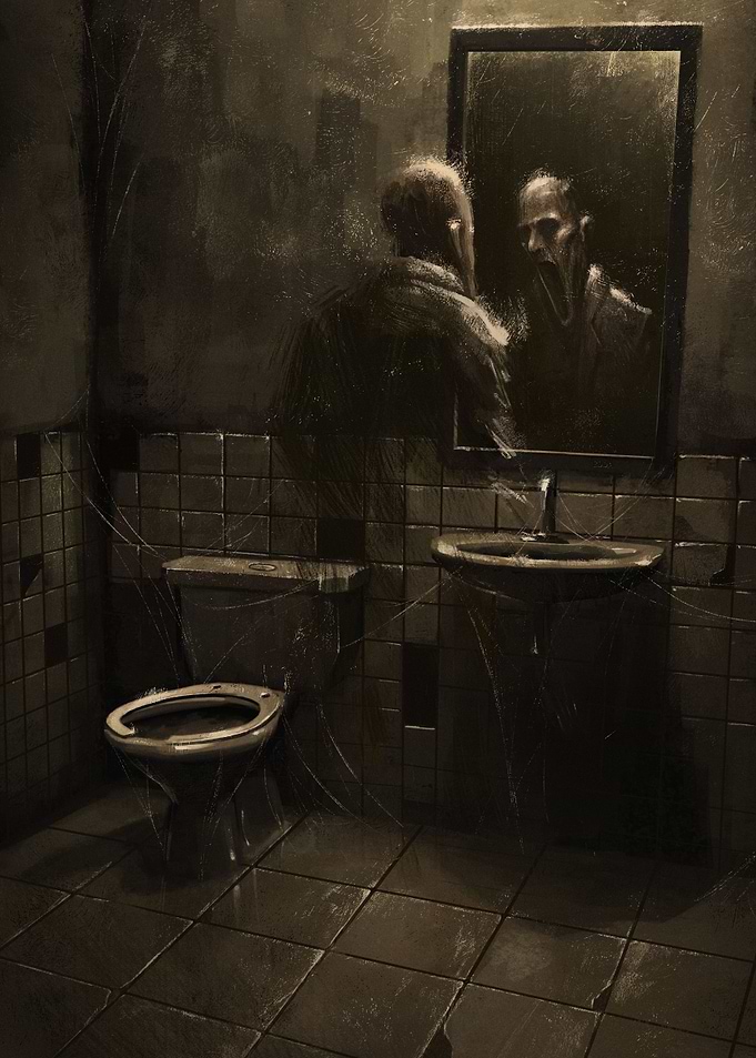 The bathroom