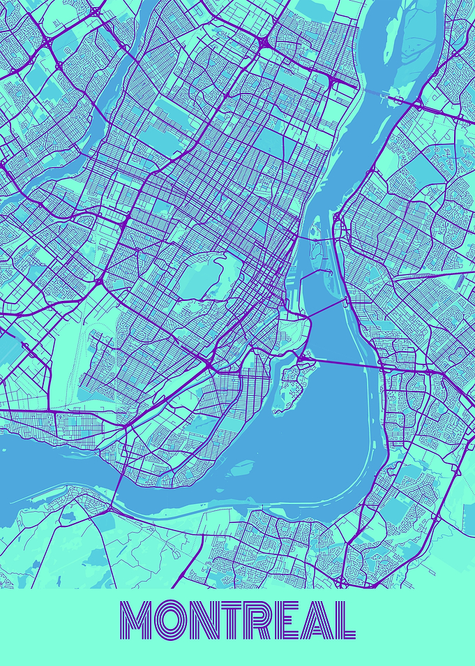 Montreal Galaxy City Map