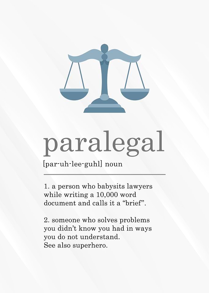 Funny Paralegal Definition