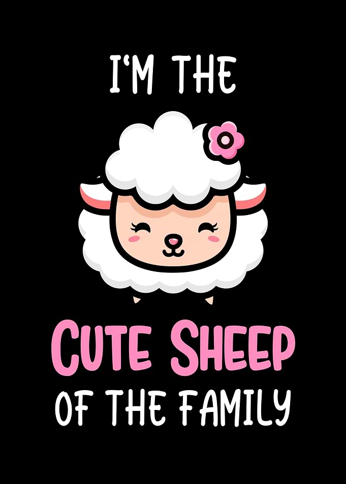 Cute Sheep In The Family