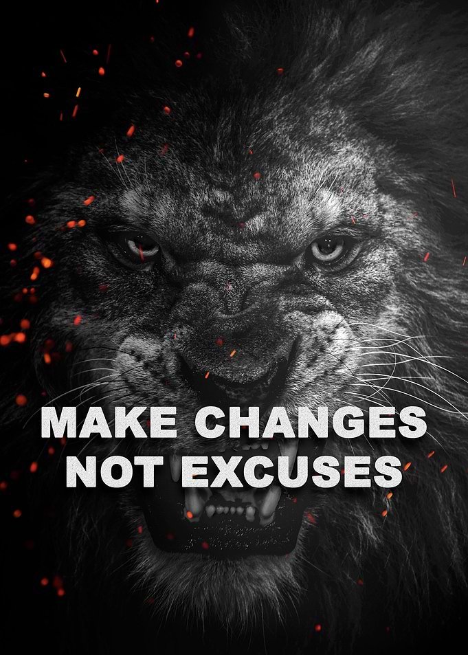 angry lion Motivation