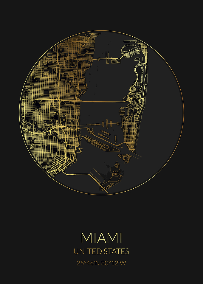 Miami Black Gold Map