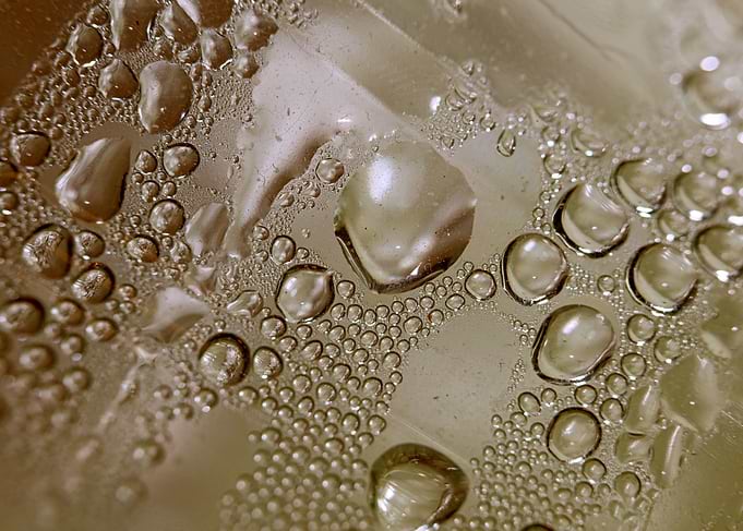 Water droplets background