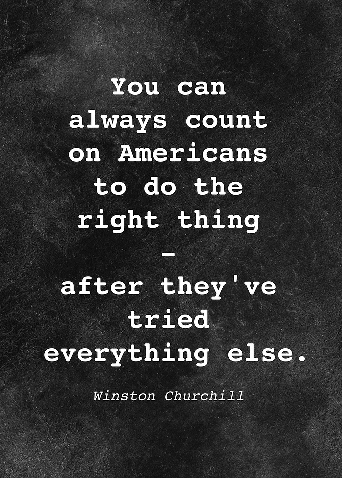 W Churchill Quote D044
