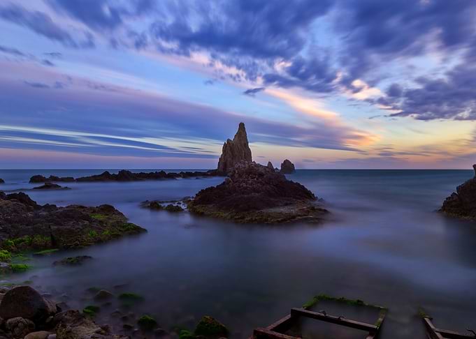 Rocks coast sea ocean