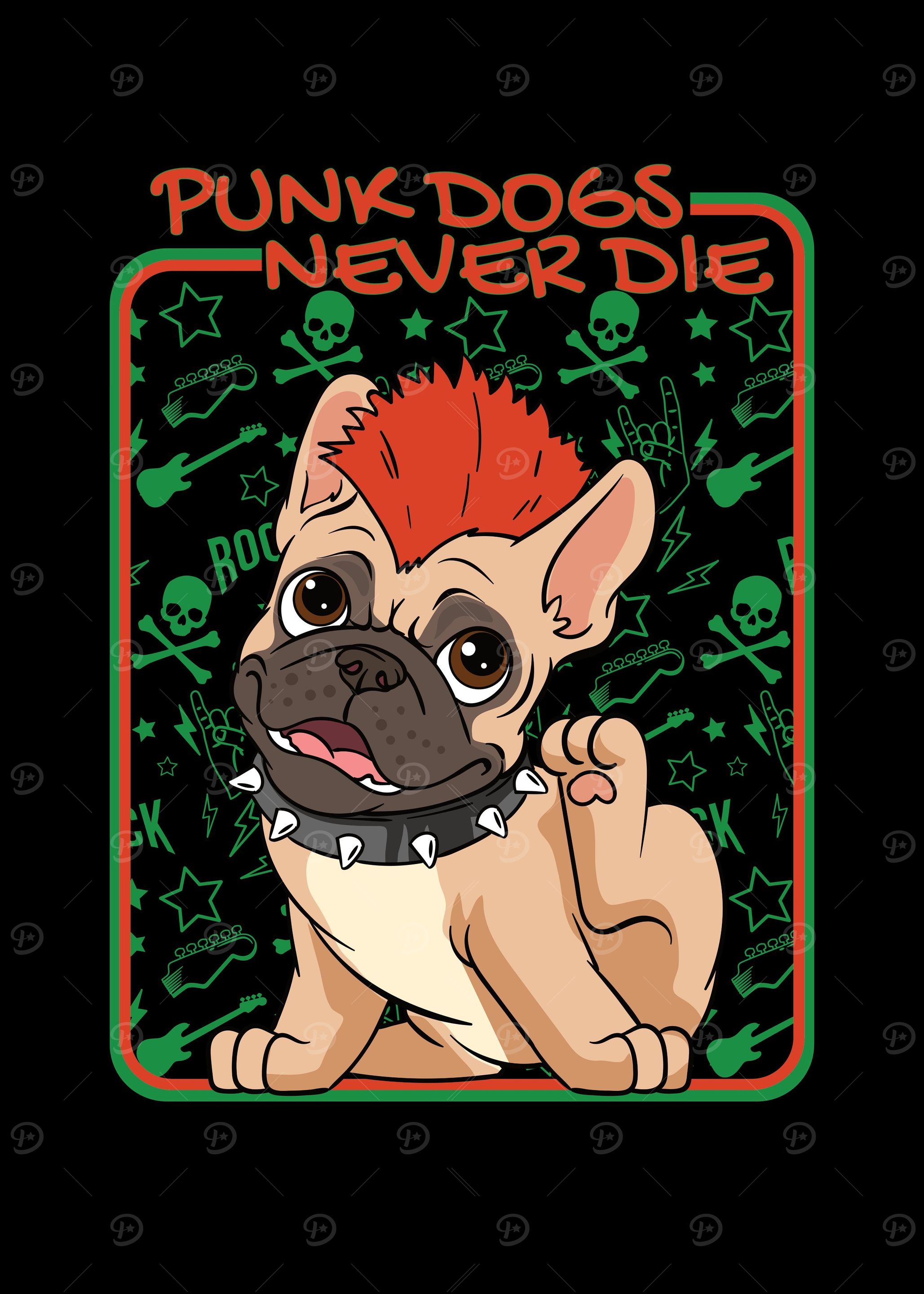Punk Rock Dog I French