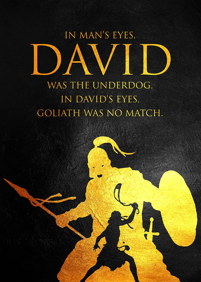 David and Goliath