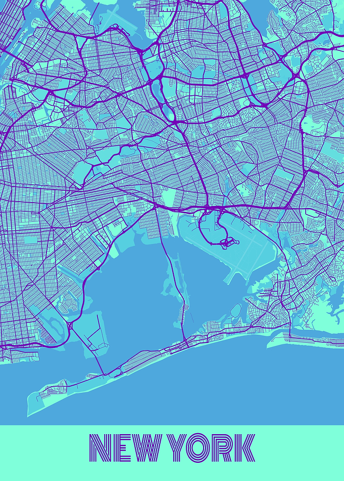 New York Galaxy City Map