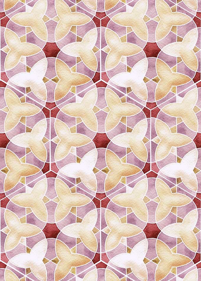 Floral Geometric Patt 33
