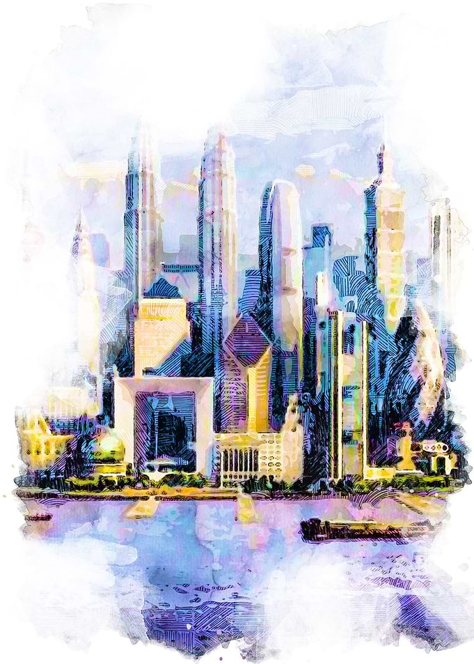 place on watercolor
