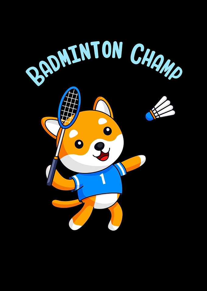 Badminton Champion Dog