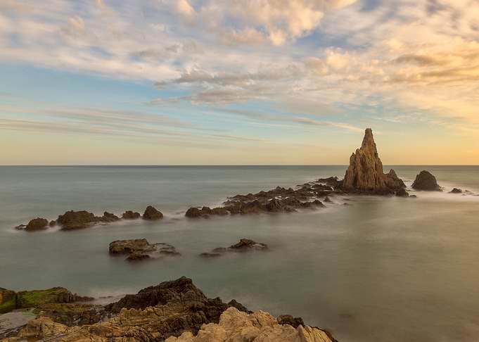 Rocks coast sea ocean