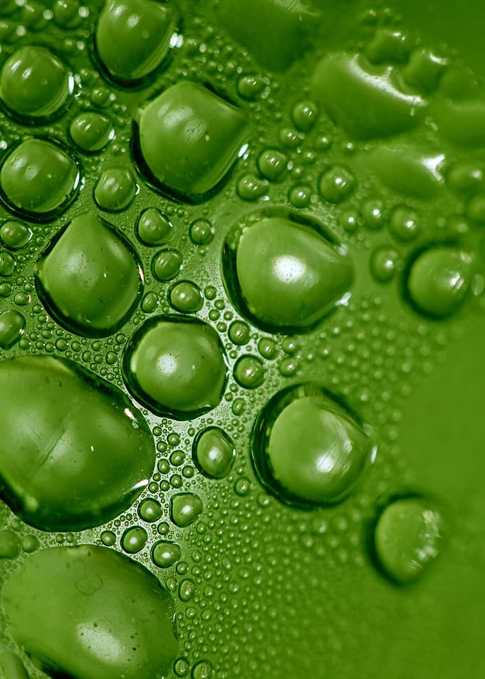 Water droplets background