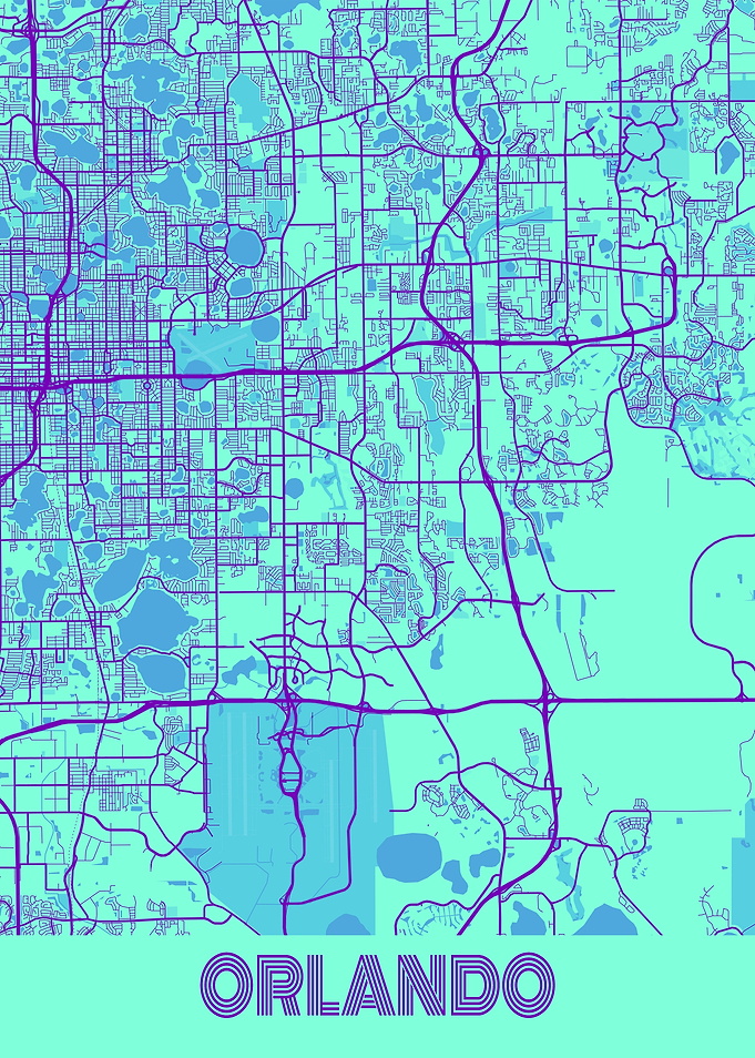 Orlando Galaxy City Map